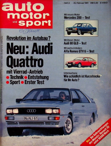 Deckblatt Auto Motor und Sport (04/1981)
